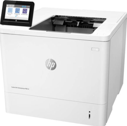 HP M612dn LaserJet Enterprise Duplex Printer, Print Speed Up To 75ppm, 1200 DPI Resolution, 100 Sheets Multipurpose Feeder, 500 Sheets Output Bin, USB 2.0, Gigabit Ethernet, White | 7PS86A