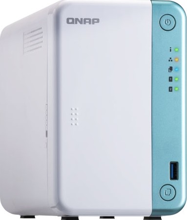 QNAP TS-251D-4G 2 Bay Home NAS with Intel® Celeron® J4005 CPU and One 1GbE Port | TS-251D-4G