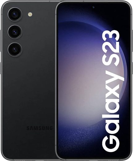 Samsung Galaxy S23 Dual SIM 6.1'' Smartphone, AMOLED Display, 8GB RAM, 256GB Storage, 5G Cellular Network, 50MP Wide Angle Camera, Android, Qualcomm Snapdragon, Phantom Black | ‎SM-S911BZKCMEA