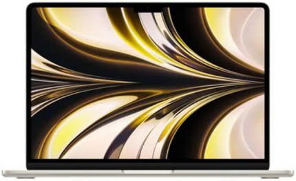 MacBook Air MLY23 13-Inch Display Apple M2 chip with 8-core CPU and 10-core GPU, 512GB/ English Keyboard Starlight USA Version