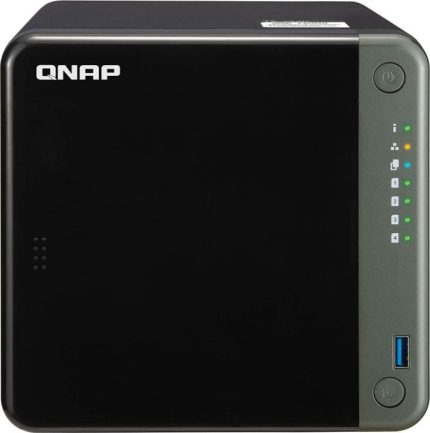 QNAP TS-453D-4G 4-bay NAS for professionals with Intel Celeron J4125 CPU and two 2.5GbE ports | TS-453D-4G