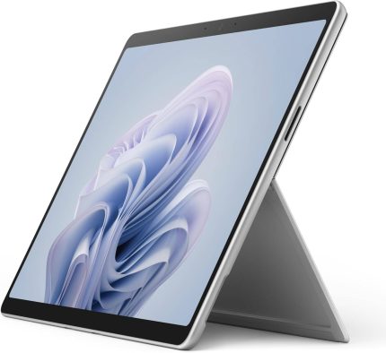 Microsoft Surface Pro 10 2-in-1 Tablet, 13" PixelSense Flow Touch Display, Intel Core Ultra 5 135U, 32GB RAM, 512GB SSD, Intel Graphics, Wi-Fi Only, Windows 11 Pro, Platinum | X93-00001
