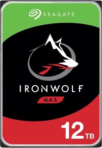 Seagate IronWolf 12TB NAS Hard Drive, 7200 RPM 256MB Cache SATA 6.0Gb/s CMR 3.5" Internal HDD for RAID Network Attached Storage | ST12000VN0008