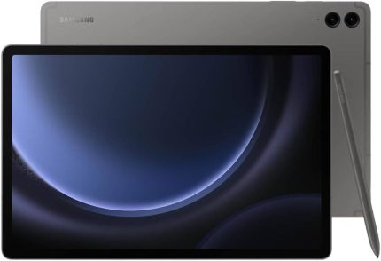 Samsung Galaxy Tab S9 FE+ WiFi Tablet, 12.4" Display, Android OS, 12GB RAM, 256GB Storage, 10090 mAh Battery Capacity, S Pen Included, International Version, Gray | Tab S9 FE+ 12.4