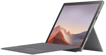 Microsoft Surface Pro 7 12.3" Tablet, Intel® Core™ i7-1065G7 Processor, 256 SSD Storage, 16GB RAM, Windows 10 Pro (USA) - Platinum | PVT-00001