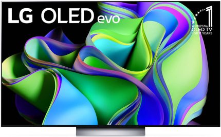 LG OLED Evo C3 Smart Television, 65" 4K UHD Display, A9 AI Processor 4K Gen7 Processor, 120Hz Refresh Rate, G-Sync & FreeSync Premium Technology, BT & WiFi Connectivity, Black | OLED65C36LA