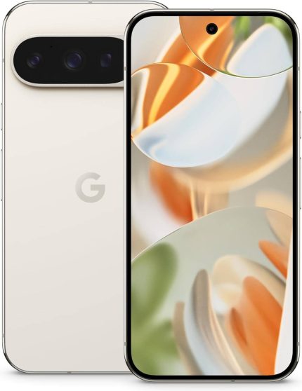 Google Pixel 9 Pro Dual Sim 5G Mobile Phone, 6.3" LTPO OLED 120Hz Display, Google Tensor G4, 16GB RAM, 256GB ROM, Android 14, 4700mAh Battery, Porcelain | P9-PRO 256 PL