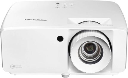 Optoma UHZ66 Projector, DLP Technology, 4K UHD Resolution, 4000 Lumens, 16 9 Native Aspect Ratio, Laser Light Source Type, Full 3D Feature, 360° Projection, White | E9PD7LD01EZ2