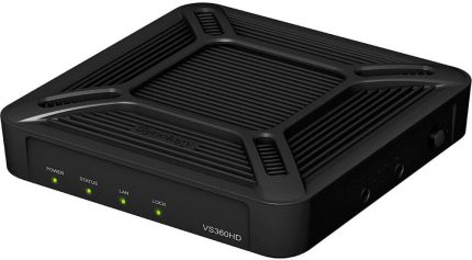 Synology VS360HD VisualStation Video Decoder, PC-Less Live-View & Playback from NAS, Up to 1080p @ 60Hz, View Up to 36 IP Cam, H.264, MPEG4 & MJPEG Compresion, RJ45/HDMI, VGI/ USB 2.0, Black | VS360HD