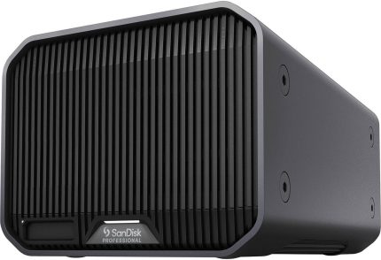 SanDisk Professional 24TB G-RAID Mirror 2-Bay RAID Array, 3.5" Drive Bays, 250Mb/s Sequential Read & 250Mb/s Sequential Write, 2x Thunderbolt (40Gbps) Port, Space Gray | SDPHH2H-024T-MBAAD