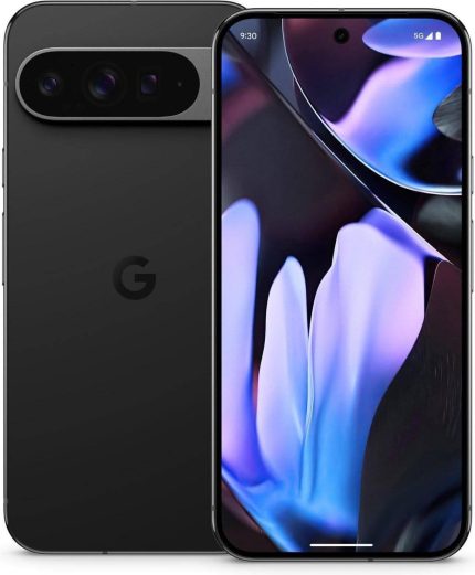 Google Pixel 9 Pro XL Dual Sim Mobile Phone, 6.8" LTPO OLED 120Hz Display, Google Tensor G4, 16GB RAM, 256GB ROM, Mali-G715 MC7, Android 14, 5060mAh Battery, Obsidian | PXL9-PRO-XL