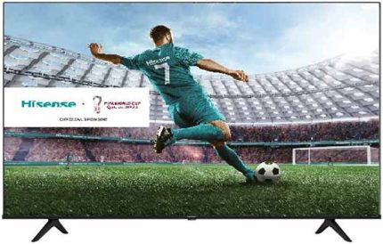 Hisense 55A62HS 55" 4K UHD Smart Television with Google TV, UHD Upscaler, dts Studio Sound, WiFi and Bluetooth Connectivity, USB Media, Ethernet, HDMI, Black | 55A62HS