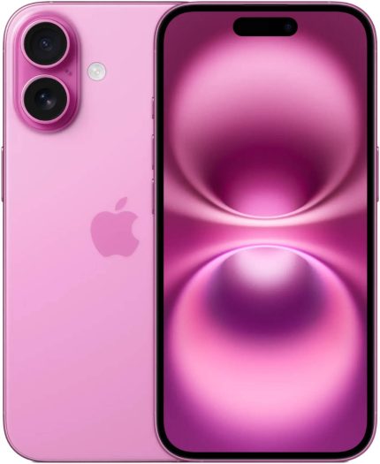 Apple iPhone 16, 6.1" OLED Super Retina XDR Display, A18 Chip, 6-Core CPU, 5-Core GPU, 16-Core Neural Engine, 128GB Storage, 5G/Wi-Fi 7, Face ID, International Version, Pink | iP16-128INTLPNK