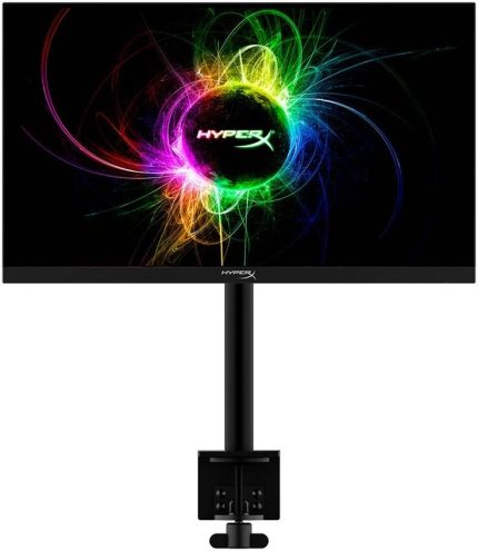 HyperX Armada 25" FHD Gaming Monitor with Desk Mount, Diagonal 1920x1080 IPS Widescreen, 240Hz Refresh Rate, 1ms Response Time, NVIDIA G-SYNC Compatible, 2 xHDMI 2.0, 1x DP 1.4, Black | N09765-004