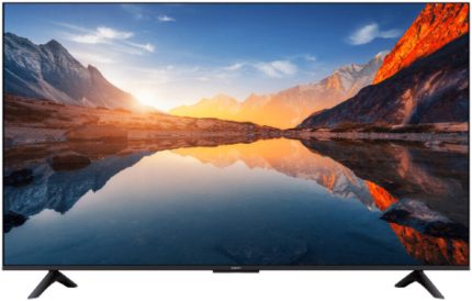 Xiaomi TV A 65 2025 Google Smart Television, 65" Inch 4K UHD QLED Display, Quad A55 CPU, Bezel-less Design, Dolby Audio, Wi-Fi, Chromecast Built-in, Black | 56380 | TV A 65 2025