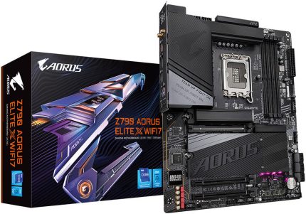 Gigabyte Z790 AORUS ELITE X WIFI7 LGA1700 ATX Motherboard, Intel Z790 Chipset, 4x DIMM DDR5, 192GB Max Memory, 4x M.2 Slot, Wi-Fi 7, BT5.3, PCIe 5.0 x16 & 2x PCIe 4.0 x16 Slots | Z790-A-ELITE-X-WIFI7