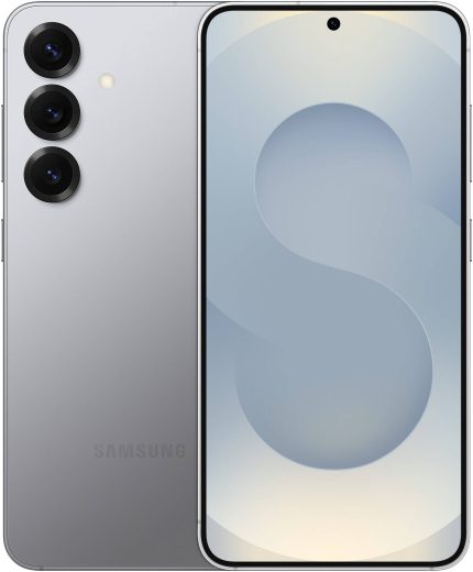 SAMSUNG Galaxy S25 AI 5G Dual Sim Mobile Phone, 6.2" FHD+ Dynamic AMOLED 2X Display, Snapdragon 8 Elite, 12GB RAM, 128GB ROM, Adreno 830, UAE Version, 4000mAh, Silver Shadow | SM-S931BZSIMEA