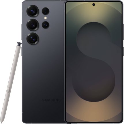 SAMSUNG Galaxy S25 Ultra AI 5G Dual Sim Mobile Phone, 6.9" Quad HD+ Dynamic AMOLED 2X, Snapdragon 8 Elite, 12GB RAM, 512GB ROM, Adreno 830, INTL Ver, 5000mAh, Titanium Jetblack | SM-S938U