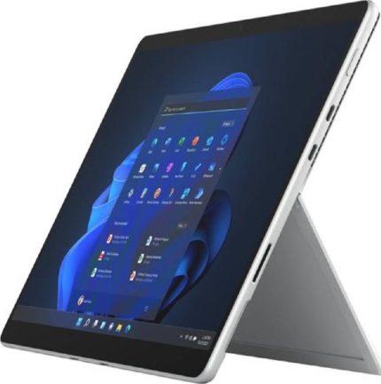 Microsoft Surface Pro 8 13'' PixelSense Tablet, 2880x1920 Resolution, 11th Gen Intel Core i5-1145G7, 8GB RAM, 256GB SSD, Intel Iris Xe, Windows 11 , TRA Stock - UAE Version, Platinum | 8PQ-00008