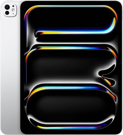 Apple iPad Pro, 13" Ultra Retina XDR Display, M4 Chip, 10-Core CPU, 10-Core GPU, 16-Core Neural Engine, 16GB RAM, 1 TB Storage, Wi-Fi + 5G LTE, Standard Glass, Silver | MWT03LL/A