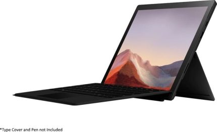 Microsoft Surface Pro 7 Tablet PC Intel Core i5 10th Generation i5-1035G4 1.1Ghz, 8GB RAM, 256GB SSD, 12.3" (2736 x 1824), Bluetooth, Intel Iris Plus, Win10 Home, Black | PUV-00020