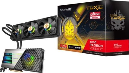 Sapphire TOXIC AMD Radeon RX 6900 XT Gaming OC 16GB GDDR6 Graphics Card, 256-Bit, PCI Express 4.0, 1 x HDMI 2.1, 3 x DisplayPort 1.4, Extreme Edition | 11308-08-20G