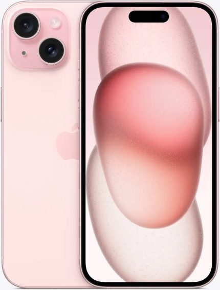 Apple iPhone 15, 6.1" Super Retina XDR OLED Display, A16 Bionic Chip, 6-core CPU, 5-core GPU, 16-core Neural Engine, 1 Sim + eSim, 128GB Storage, 5G, Wi-Fi, International Version, Pink | B0CHXHSD5X