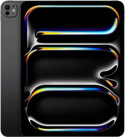 Apple iPad Pro, 13" Ultra Retina XDR Display, M4 Chip, 9-Core CPU, 10-Core GPU, 16-Core Neural Engine, 8GB RAM, 256GB Storage, Wi-Fi + Cellular, Standard Glass, TRA Version, Space Black | MVXR3AB/A