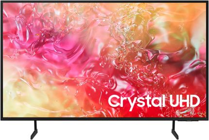 SAMSUNG Crystal DU7000 Tizen OS Smart TV, 43" 4K UHD Display, PurColor with 4K Upscaling, Q-Symphony Sound, HDR10+, Wi-Fi & BTv5.2 Connectivity, 1 x USB-A, Black | UA43DU7000