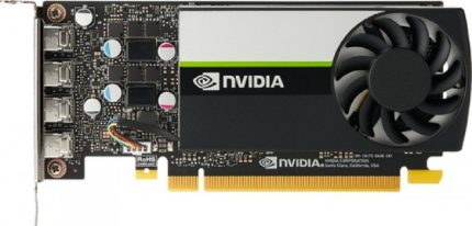 HP Nvidia Quadro T1000 GFX Graphics Card, 4GB 4Mdp GDDR6 Memory, 128 Bit Bus Width, PCIe 3.0 x16, 4xMini DisplayPort, Plug In Card | 20X22AA