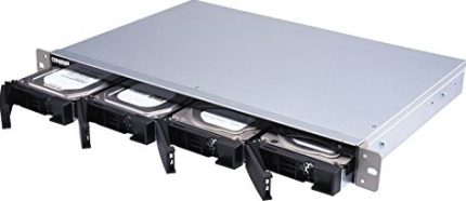 Qnap TS-431XeU-2G-US 4-bay 1U Short-Depth Rackmount NAS with Built-in 10GbE Network (Alpine AL-314 Quad-Core 1.7 GHz, 2GB SODIMM DDR3-1600) | TS-431XeU-2G