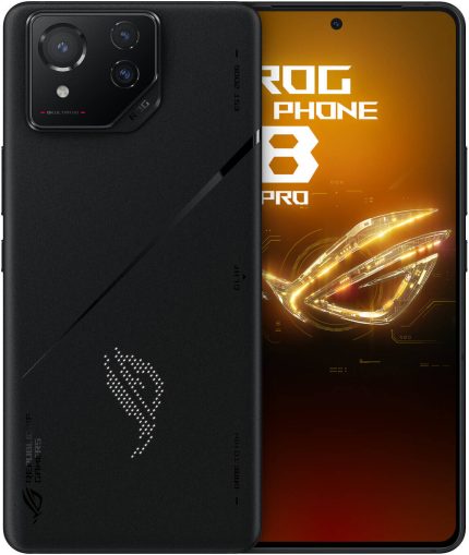 ASUS ROG Phone 8 Pro Gaming Mobile Phone, 6.78" FHD+ AMOLED Display, 16GB RAM, 512GB Storage, Qualcomm Snapdragon 8 Gen 3, Adreno 750 Graphics, 5,500 mAh Battery Capacity, Phantom Black | AI2401