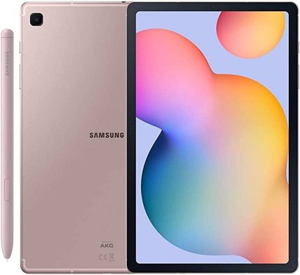 Samsung Galaxy Tab S6 Lite (2022) with S Pen, 10.4" WUXGA+ Display, 4GB RAM, 128GB Storage, Wi-Fi / 4G LTE Network, 8MP/5MP Camera, 7040mAh Battery, UAE Version, Chiffon Pink | SM-P619NZIEXSG