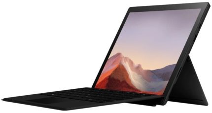Microsoft Surface Pro-7 Tablet, Core i5-1035G4 1.1 GHz Processor, 8GB RAM, 256GB SSD, Windows 10 Pro - Black I PVR-000016