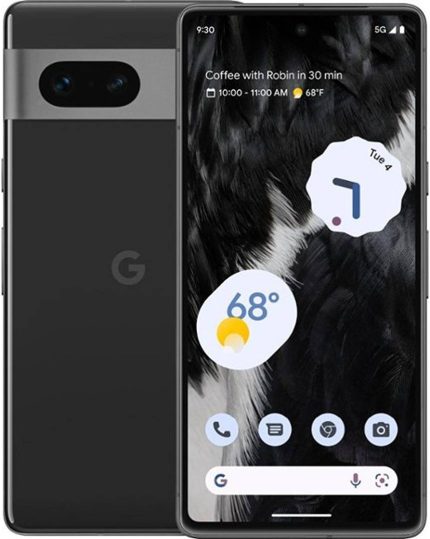 Google Pixel 7 5G Android Smartphone, 6.3" AMOLED Corning Gorilla Glass Display, Google Tensor G2, 8GB RAM, 128GB Storage, 50 MP, 12 MP /10 MP Camera, Android 13, Obsidian | GA03923-GB / US