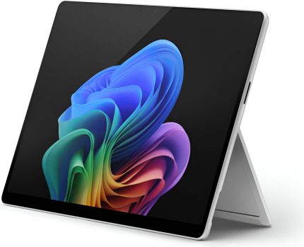 Microsoft Copilot+ PC Surface Pro Tablet, 13" OLED PixelSense Flow Touch Display, Qualcomm Snapdragon X Elite, Wi-Fi, 32GB RAM, 1TB SSD, Qualcomm Adreno GPU, Windows 11, Platinum | ZID-00001 / 00008