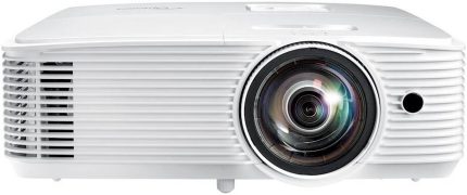 Optoma W309ST Projector, DLP Technology, WXGA Resolutiom, 3800 Lumens, 16 10 Native Aspect Ratio, Full 3D Technology, 24 / 7 Operation, Integrated Speaker, White | E9PD7DR01EZ1