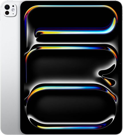Apple iPad Pro, 13" Ultra Retina XDR Display, M4 Chip, 9-Core CPU, 10-Core GPU, 16-Core Neural Engine, 8GB RAM, 512GB Storage, Wi-Fi + Cellular, Standard Glass, Silver | iPad-Pro-13-S-512G