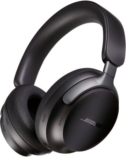 Bose QuietComfort Ultra Wireless Headphones with Spatial Audio, Hybrid Noise-Canceling, CustomTune, Up to 24-Hour Playback, Bose SimpleSync and Spotify Tap, Black | 880066-0100
