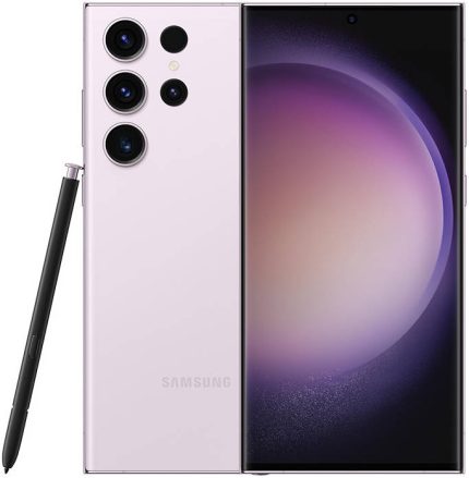 Samsung Galaxy S23 Ultra Dual SIM Smartphone, 6.8" Edge QHD+ AMOLED Display, 12GB RAM, 512GB Storage, 200 MP, 10MP, 10MP/ 12 MP Camera, 5000mAh Battery, UAE Version, Lavender | B0BSLDVRX2