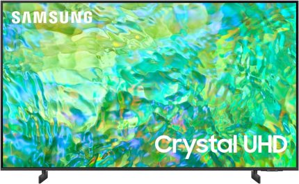 Samsung 50" CU8000 Crystal UHD 4K Smart TV, Crystal Processor 4K, Smart Hub, AirSlim Design, Dynamic Crystal Color, 2CH Built-In Speaker, WiFi5 / BT5.2, 3x HDMI, 2x USB, LAN, Black | UA50CU8000UXZN