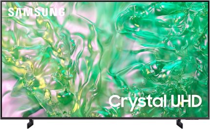 SAMSUNG Smart TV, Crystal UHD, DU8000, 55 Inch, 2024, Dynamic Crystal Color, 4K Upscaling, SAMSUNG TV Plus, AirSlim Design, Titan Gray, UA55DU8000UXZN