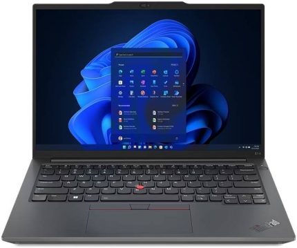 Lenovo ThinkPad E14 Gen 5 Laptop, 14" WUXGA IPS Display, Intel Core i5-1335U Processor, 8GB RAM, 512GB SSD, GeForce MX550 2GB Graphics, English (UK) Keyboard, Graphite Black, FreeDOS | 21JK000NGP