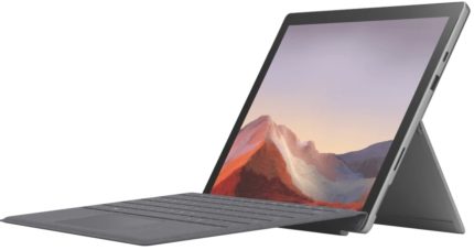 Microsoft Surface Pro 7 12.3" Tablet, Intel® Core™ i5-1035G4 Processor, 128GB SSD Storage, 8GB RAM, Windows 10 Home USA - Platinum | VDV-00001