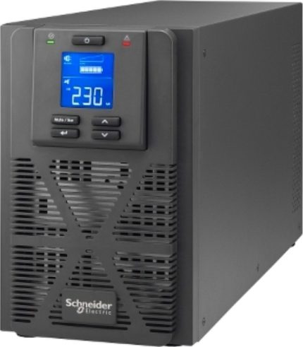 Schneider Electric SRVS 1000VA Easy UPS, 230V Output Voltage, Tower Type, 800W Rated Power, 1.50m Cable Length, 3 IEC 60320 C13 Power Socket Outlets, Black | SRVS1KI