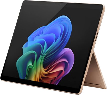 Microsoft Copilot+ PC Surface Pro Tablet, 13" OLED PixelSense Flow Touch Display, Qualcomm Snapdragon X Elite, 16GB RAM, 1TB SSD, Qualcomm Adreno, Windows 11, Dune | ZIB-00041