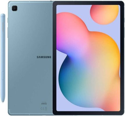 Samsung Galaxy Tab S6 Lite (2022) with S Pen, 10.4" WUXGA+ Display, 4GB RAM, 128GB Storage, Wi-Fi / 4G LTE Network, 8MP/5MP Camera, 7040mAh Battery, UAE Version, Angora Blue | SM-P619NZBEXSG