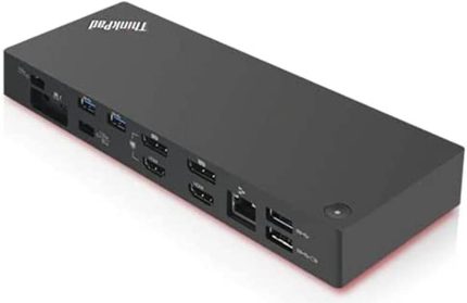 Lenovo Thinkpad Thunderbolt 3 Dock Gen2 - UK, Intel Thunderbolt Chipset, 40Gbps Transfer Rate, 5K Video or Multi 4K Displays, Universal Compatibility, Black | 40AN0135UK