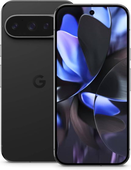 Google Pixel 9 Pro Dual Sim 5G Mobile Phone, 6.3" LTPO OLED 120Hz Display, Google Tensor G4, 16GB RAM, 256GB ROM, Android 14, 4700mAh Battery, Obsidian | P9-PRO 256