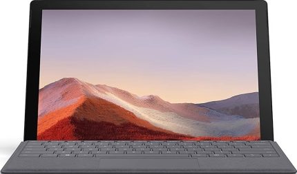 Microsoft Surface Pro 7 12.3" Display Laptop, Intel Core i7-1065G7, 1.3GHz, Iris Plus Graphics, 16GB RAM, 256GB SSD, Bluetooth, Windows 10 Pro, TRA, Platinum | PVT-00006